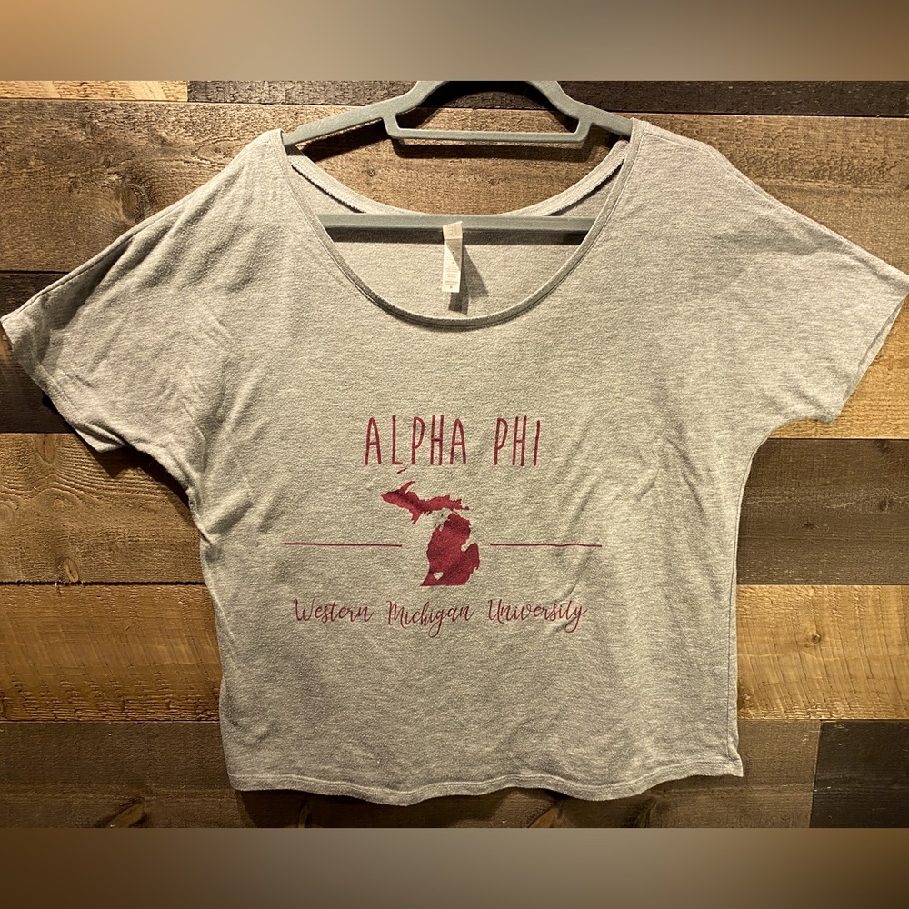 Alpha Phi Western Michigan University Tee